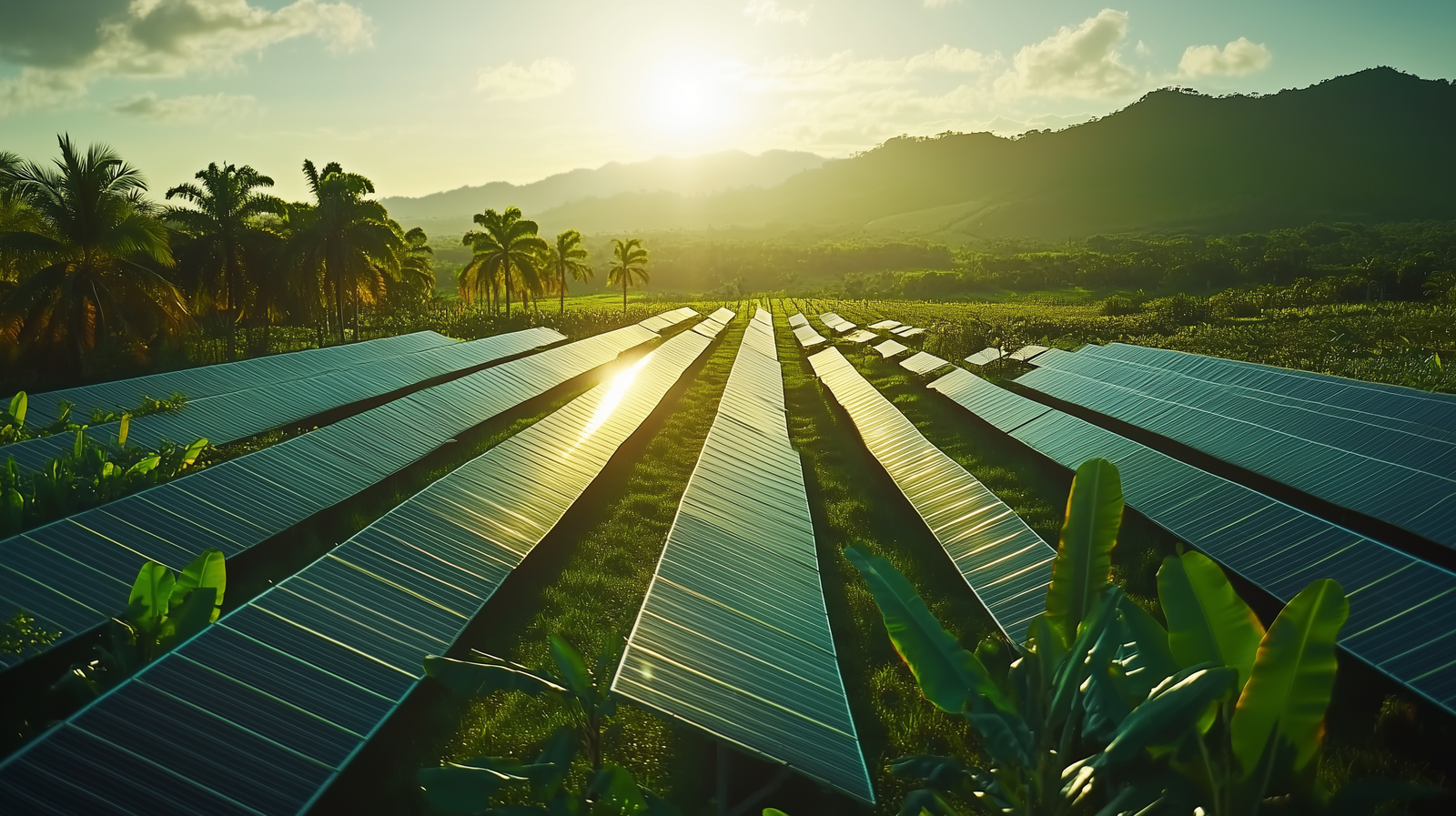 Solar farm in Jamaica